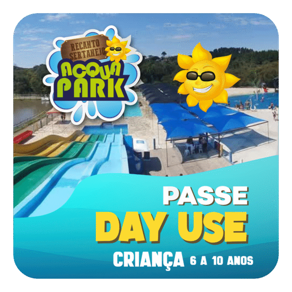 Ingresso para Day Use - Domingo 07/Set - Crianças